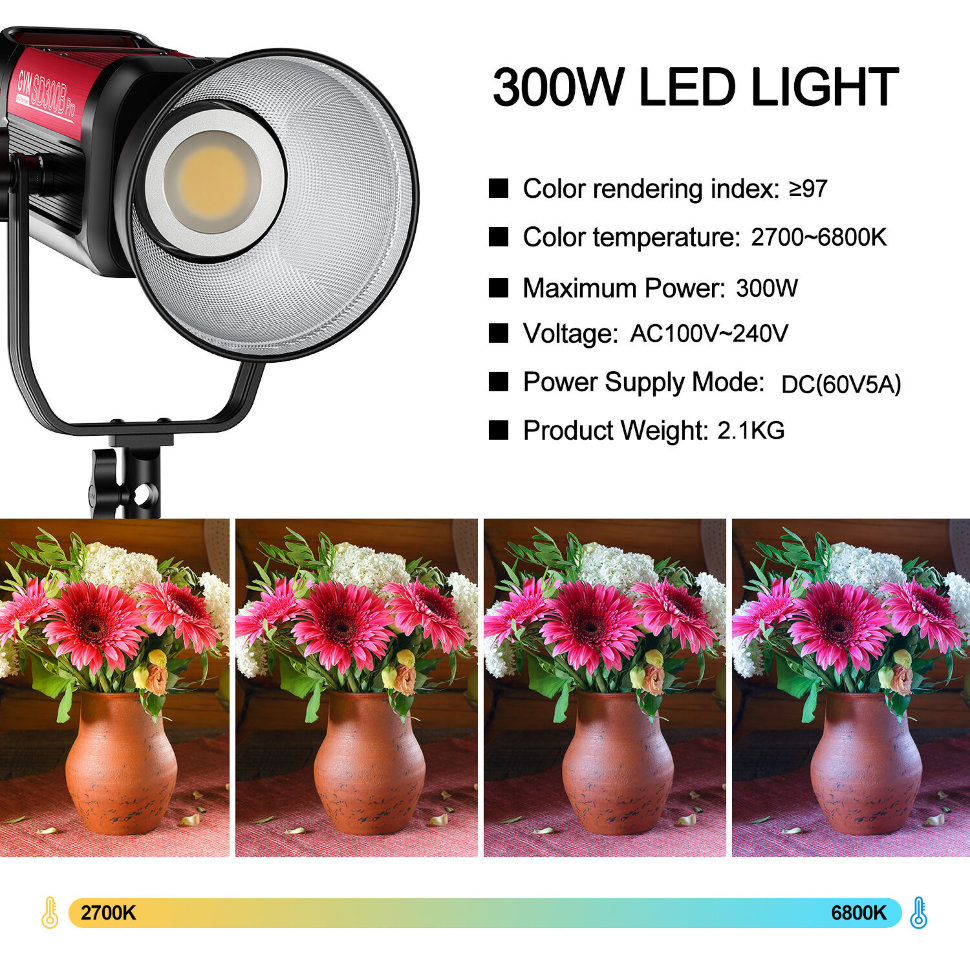 

Осветитель GVM Pro-SD300B GVM-PRO-SD300B