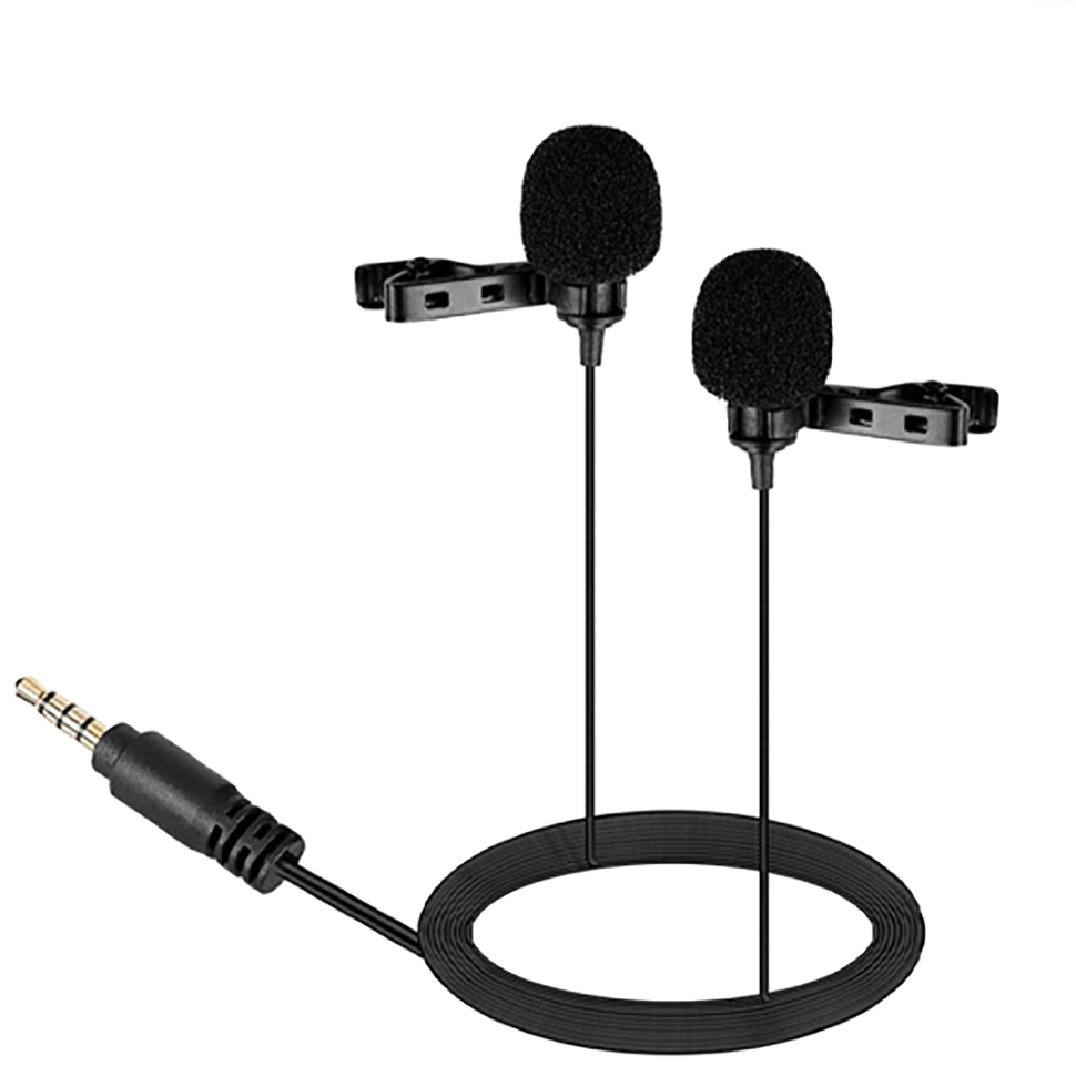 Микрофон петличный двойной Ulanzi AriMic Dual Head 