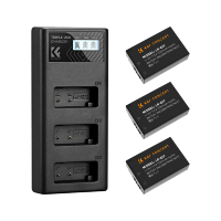 Артикул: 83043. 3 аккумулятора LP-E17 + зарядное устройство K&F Concept