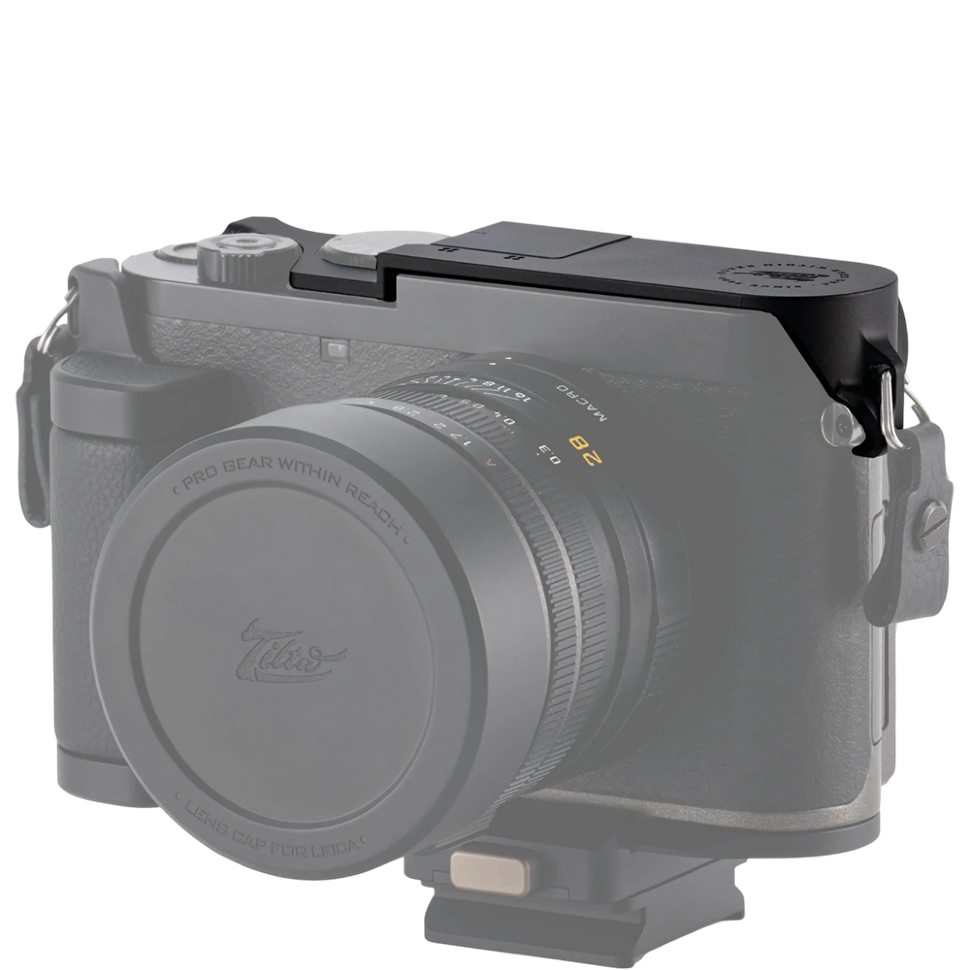 Площадка с упором для большого пальца Tila Top Plate w/ Thumb Bracket для Leica Q3 Чёрная 