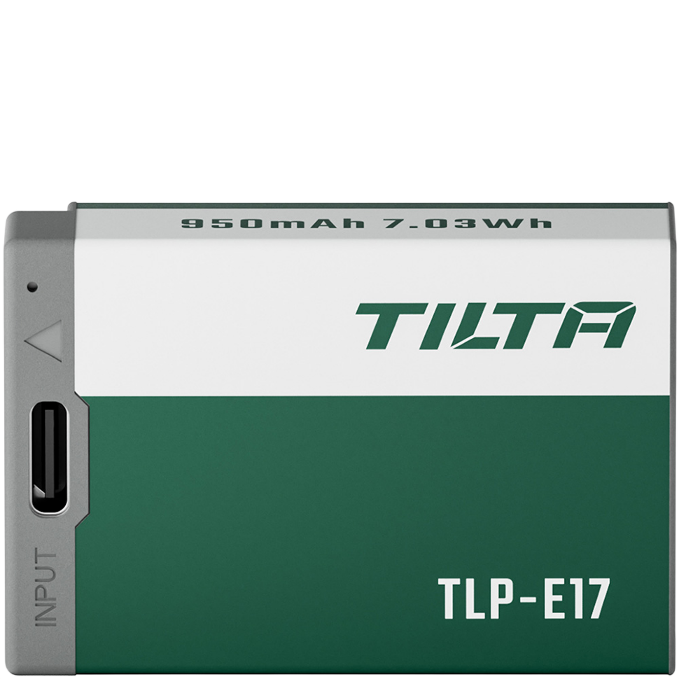 Аккумулятор Tilta LP-E17 Type-C 950mAh Зелёный 