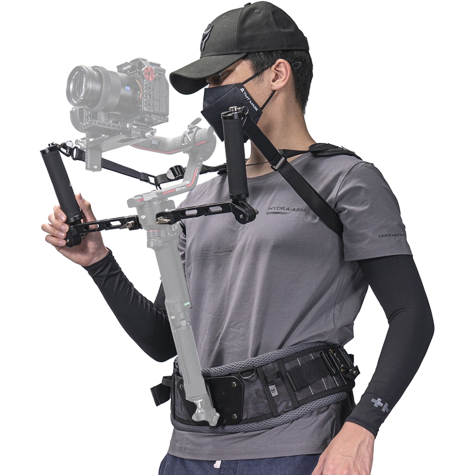 Поддержка стабилизатора Tilta Lightweight Dual Handle Gimbal Support System для DJI RS2/RSC2/RS3/RS3 Pro 
