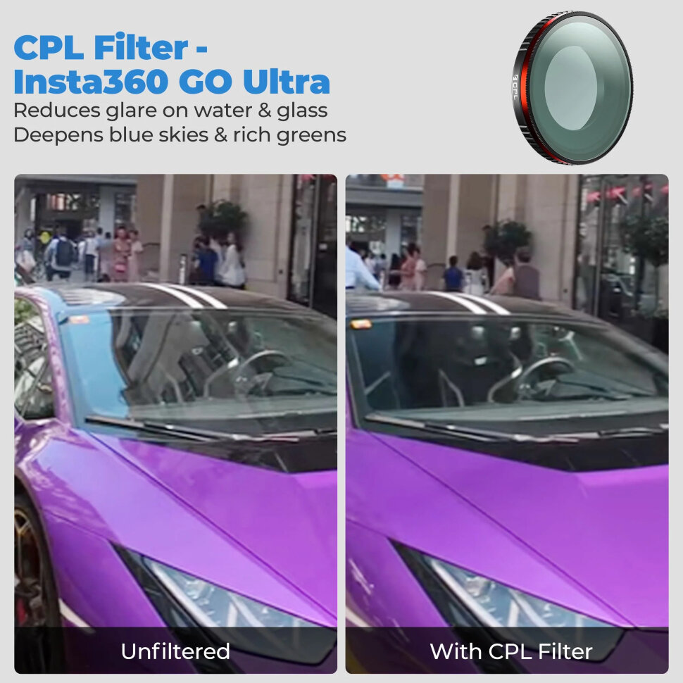 

Светофильтр Freewell UV для Insta360 Go Ultra FW-GOU-UV