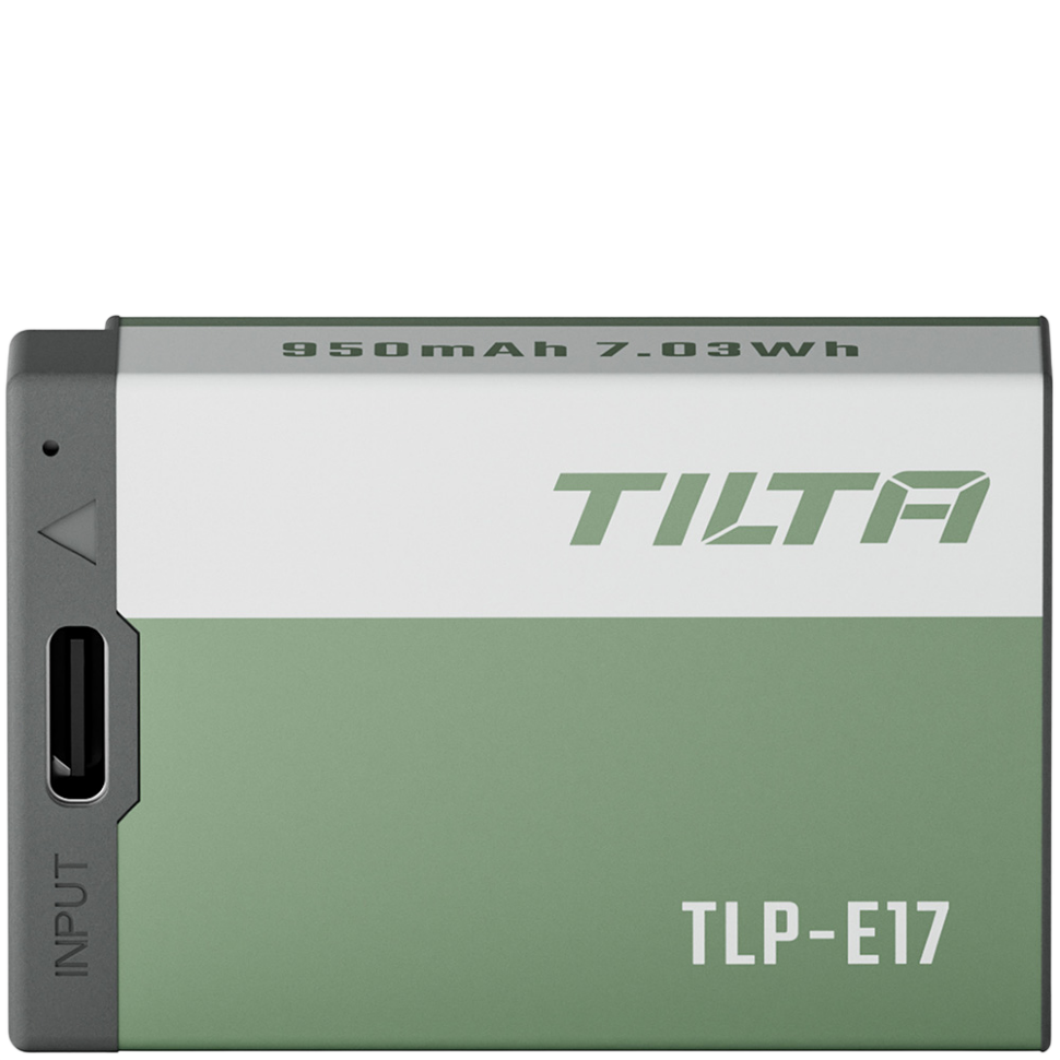 Аккумулятор Tilta LP-E17 Type-C 950mAh Светло-зелёный 