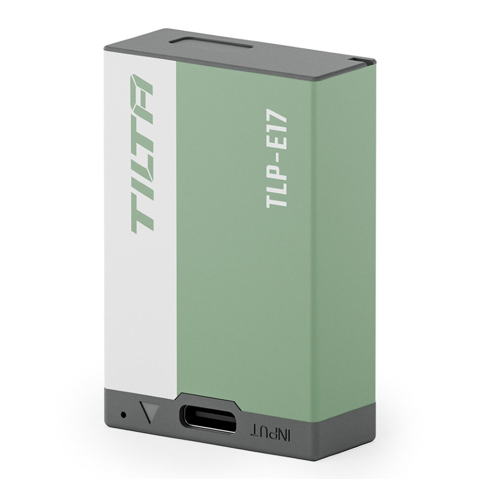 

Аккумулятор Tilta LP-E17 Type-C 950mAh Светло-зелёный