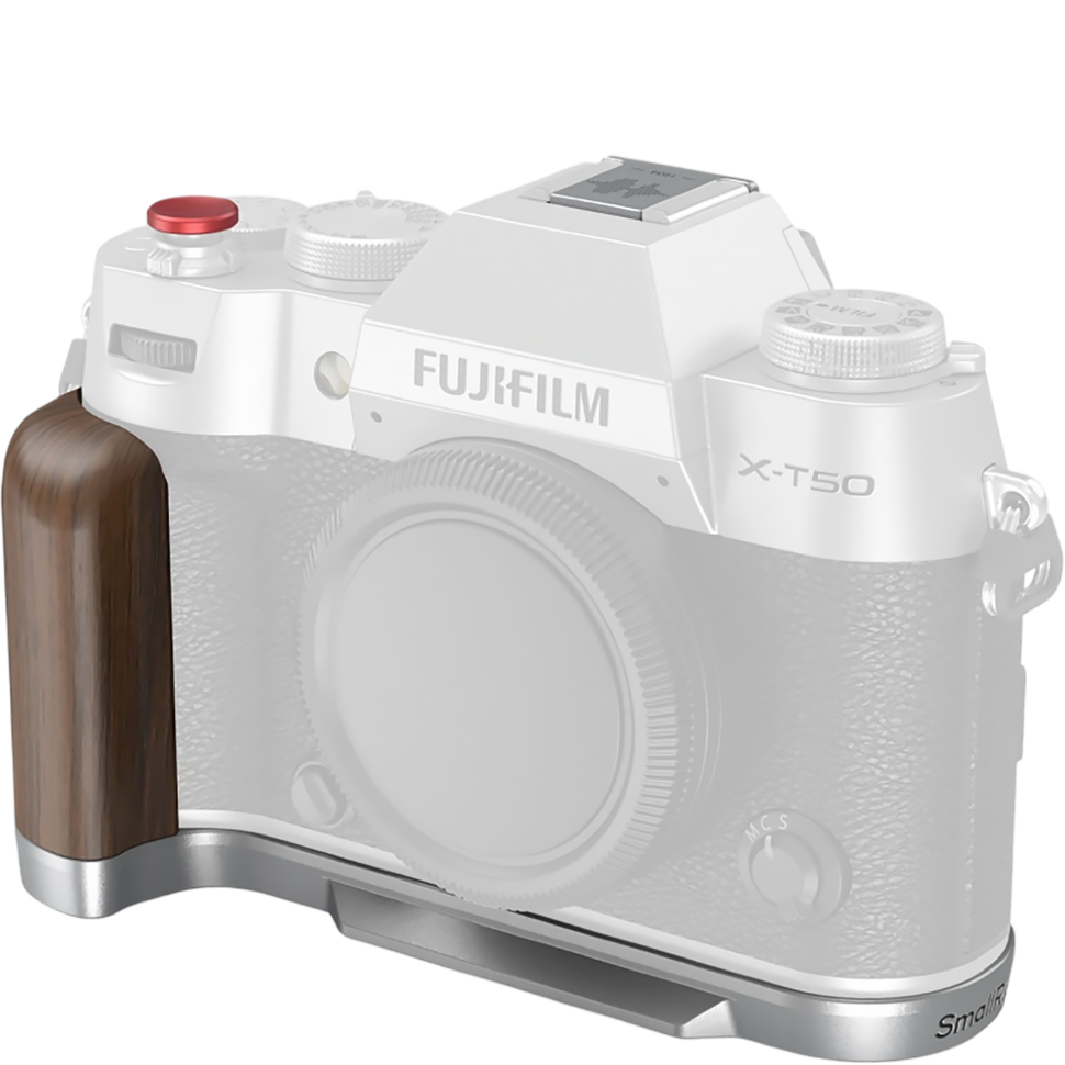 Площадка с рукояткой SmallRig 4735C Wooden для Fujifilm X-T50 Серебро 