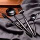 Столовые приборы Maison Maxx Stainless Steel Чёрный - Изображение 134290