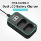 Зарядное устройство Kingma PD3.0 Dual Battery Charger для NP-FZ100 - Изображение 236991