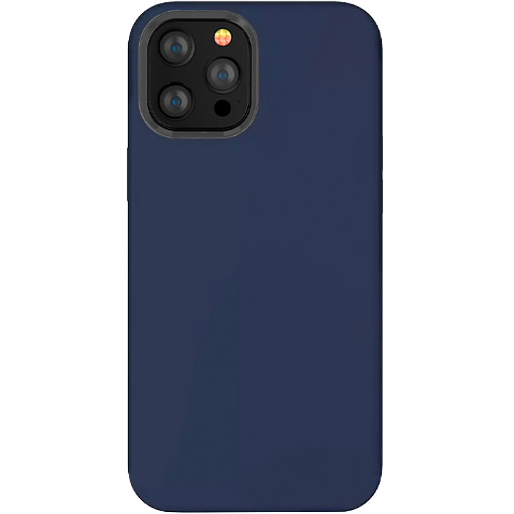 Чехол PQY Macaron для iPhone 12/12 Pro Тёмный синий 