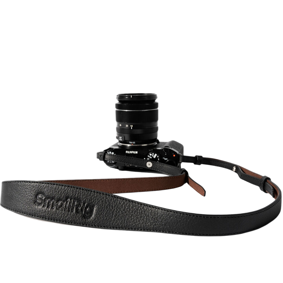 Шейный ремень SmallRig 5208 Universal Leather Strap Чёрный preOrder=09.08.2025