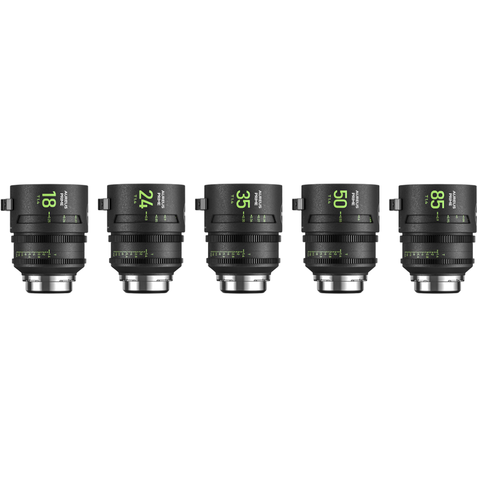 Комплект объективов NiSi Aureus Prime Set (18/24/35/50/85mm T1.4) PL-Mount c кейсом preOrder=24.08.2025