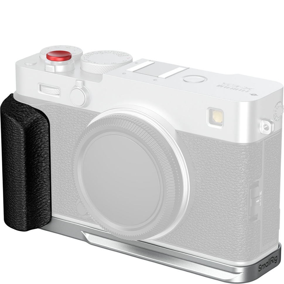 Площадка с рукояткой SmallRig 5447 Silicone Handle для Fujifilm X-E5 Серебро 