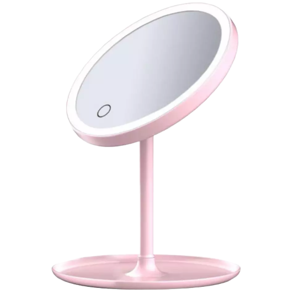 Зеркало косметическое DOCO Daylight Small Pro Розовое 