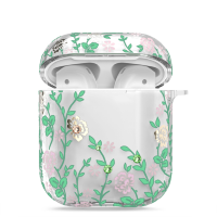 Артикул: 20646. Чехол PQY Flora для Apple AirPods Зелёный