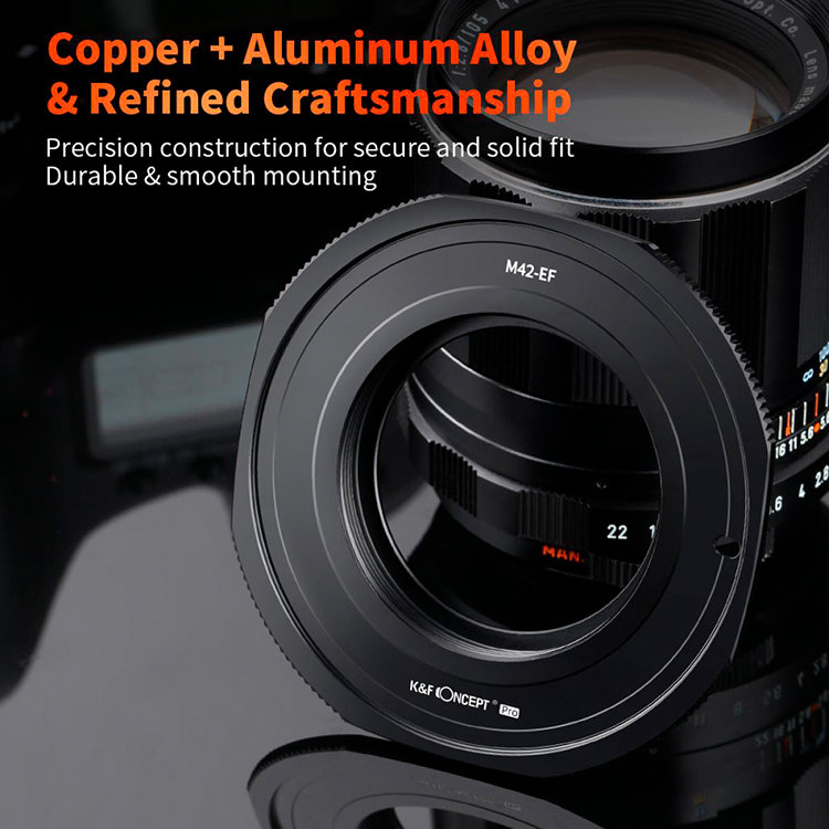 Адаптер KF Concept M10135 для объектива M42-EOS KF06444