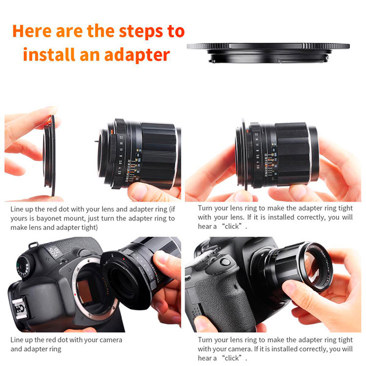 Адаптер KF Concept M10135 для объектива M42-EOS KF06444