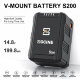 Аккумулятор ZGCine ZG-S200 V-mount 199.8 Wh - Изображение 214443