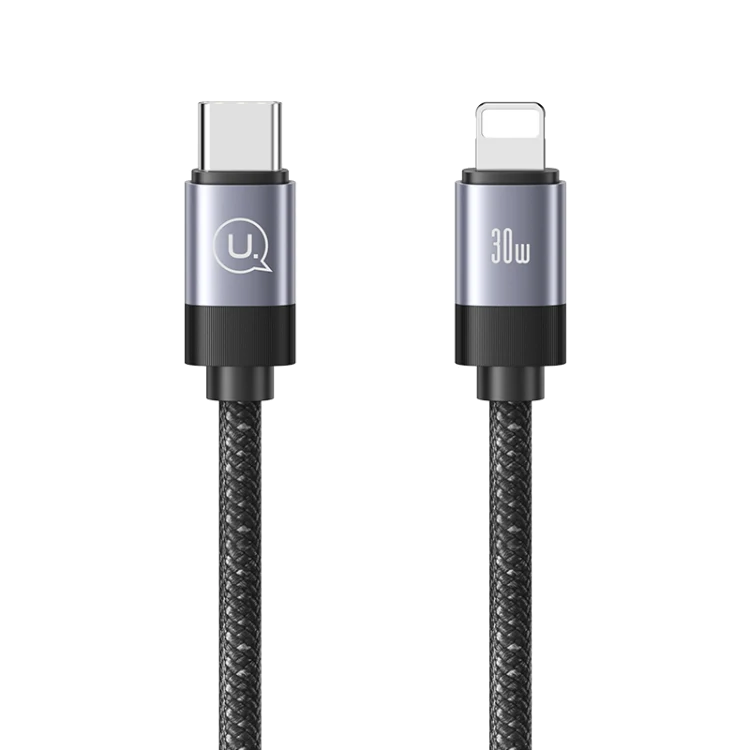 

Кабель USAMS US-SJ705 30W Rui Magnetic Type-C - Lightning 1м Серый SJ705USB01