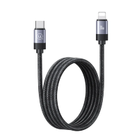 Артикул: 80047. Кабель USAMS US-SJ705 30W Rui Magnetic Type-C - Lightning 1м Серый