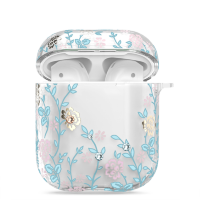 Артикул: 20647. Чехол PQY Flora для Apple AirPods Синий