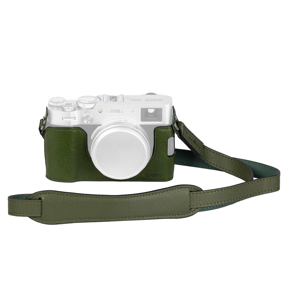 Чехол SmallRig Leather Half Case Kit для Fujifilm X100VI Зелёный 
