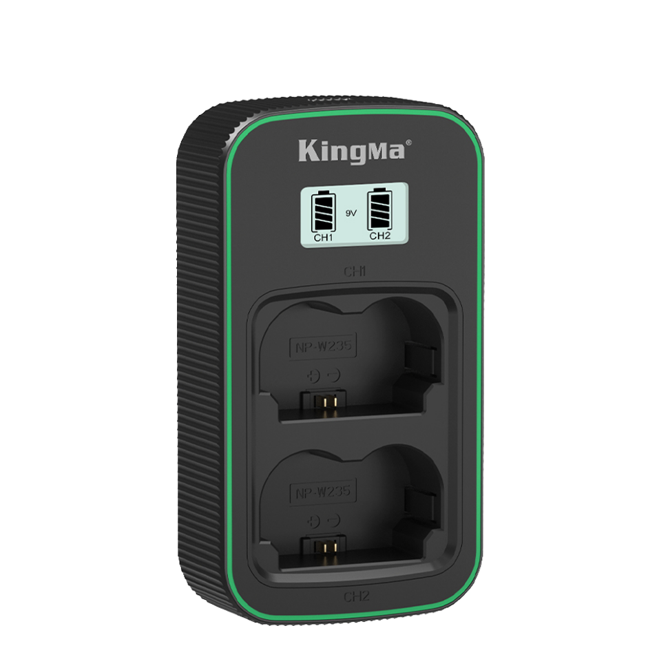 Зарядное устройство Kingma PD3.0 Dual Battery Charger для NP-W235 