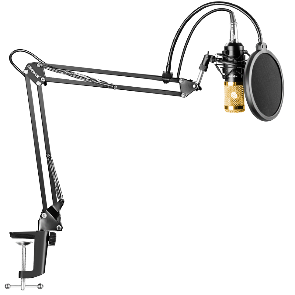 Микрофон Neewer NW-800 Золотой + пантограф NW-35 