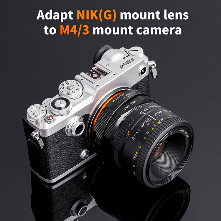 Адаптер KF Concept M18125 для объектива Nikon G на камеру Micro 43 KF06454