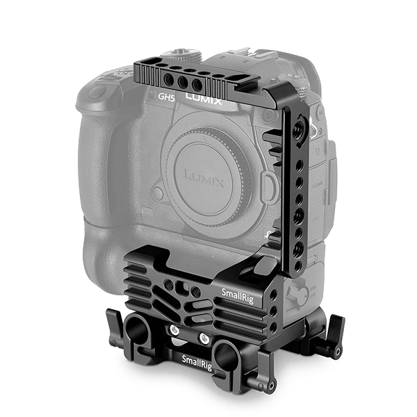 Клетка SmallRig 2024 Advanced Half-cage Kit для Panasonic Lumix GH5 с батарейной рукояткой 