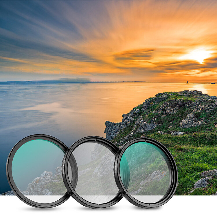 Комплект светофильтров Apexel FL3S 3-в-1 для смартфона 67мм 2890₽