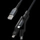 Кабель Nomad Universal 3 in 1 (Type-C/Micro USB/Lightning) 0.3м - Изображение 115897