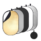 Комплект отражателей K&F Concept 5-in-1 Oval Foldable Reflector 60x90см - Изображение 256191