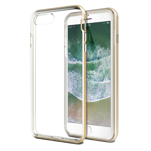 Чехол VRS Design New Crystal Bumper для iPhone 8/7 Plus Золото 