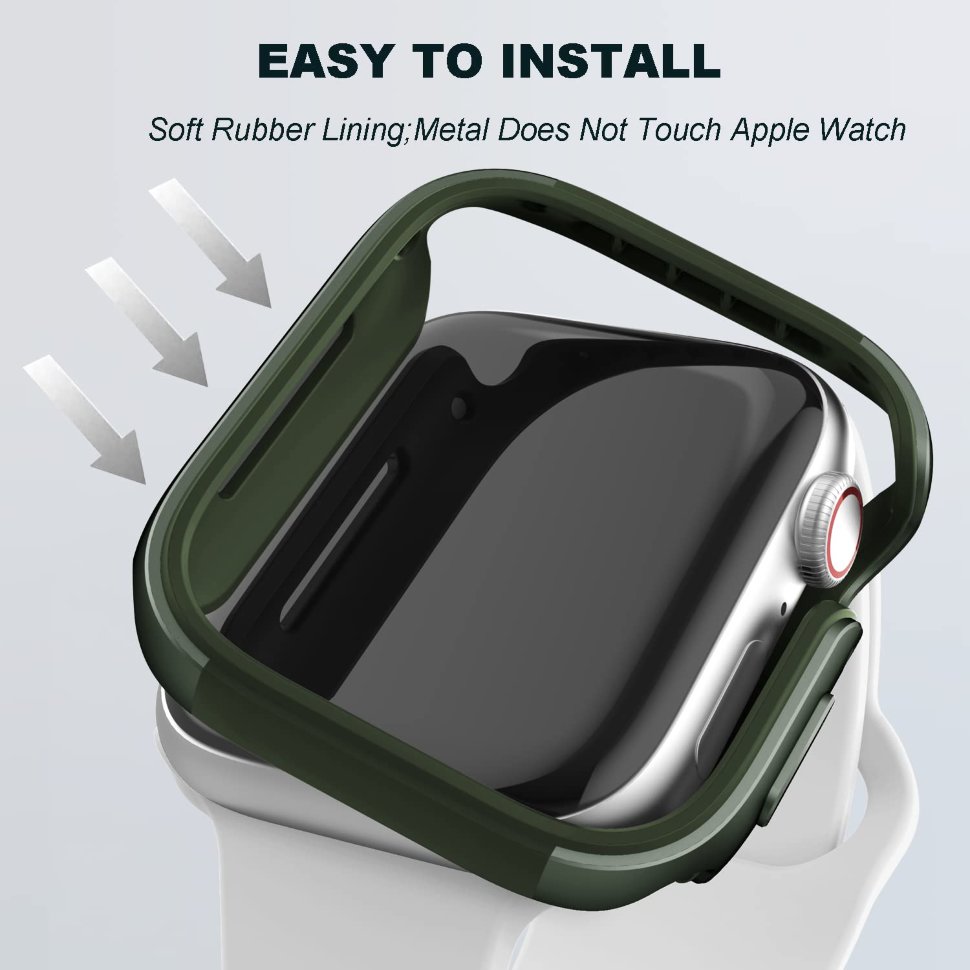 

Чехол Raptic Edge для Apple Watch 41mm Зелёный 463713