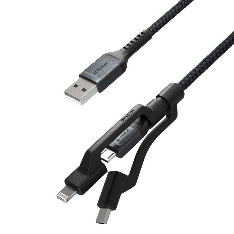 

Кабель Nomad Universal Kevlar Lightning/Type-C/Micro-USB 1.5м NM01012B00