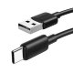 Кабель USAMS SJ708 YD Type-C - USB 3A 1м Чёрный - Изображение 240935