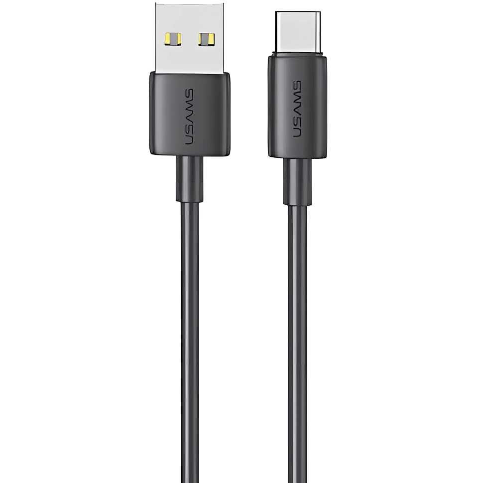 Кабель USAMS SJ708 YD Type-C - USB 3A 1м Чёрный 