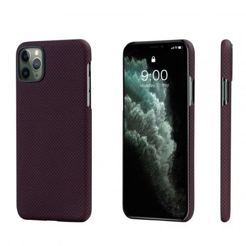 

Чехол Pitaka MagEz для iPhone 11 Pro Бордовый KI1104