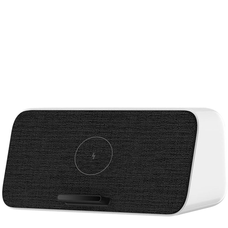 Bluetooth колонка Xiaomi Mi с беспроводной зарядкой для смартфона Белая 