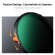 Светофильтр K&F Concept Nano-X ND2-400 Ultra Low Reflectivity 82мм - Изображение 274177