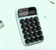 Калькулятор Lofree Digit Бирюзовый - Изображение 90049