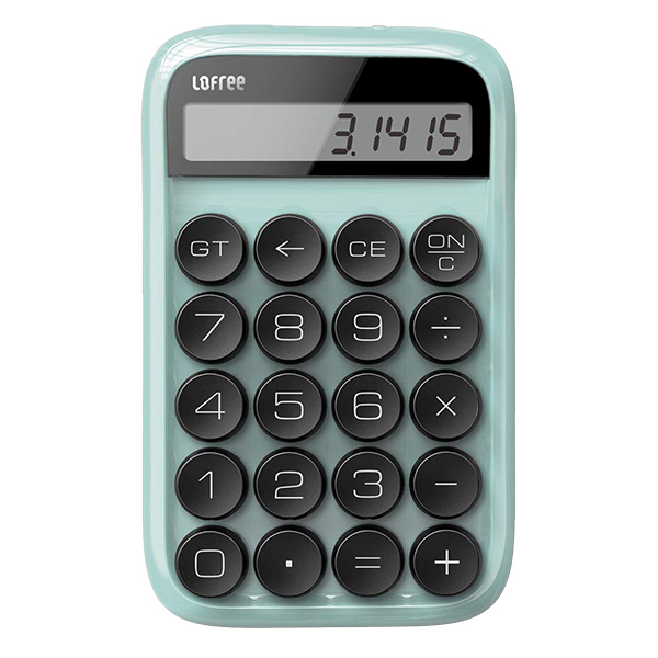 Калькулятор Lofree Digit Бирюзовый 