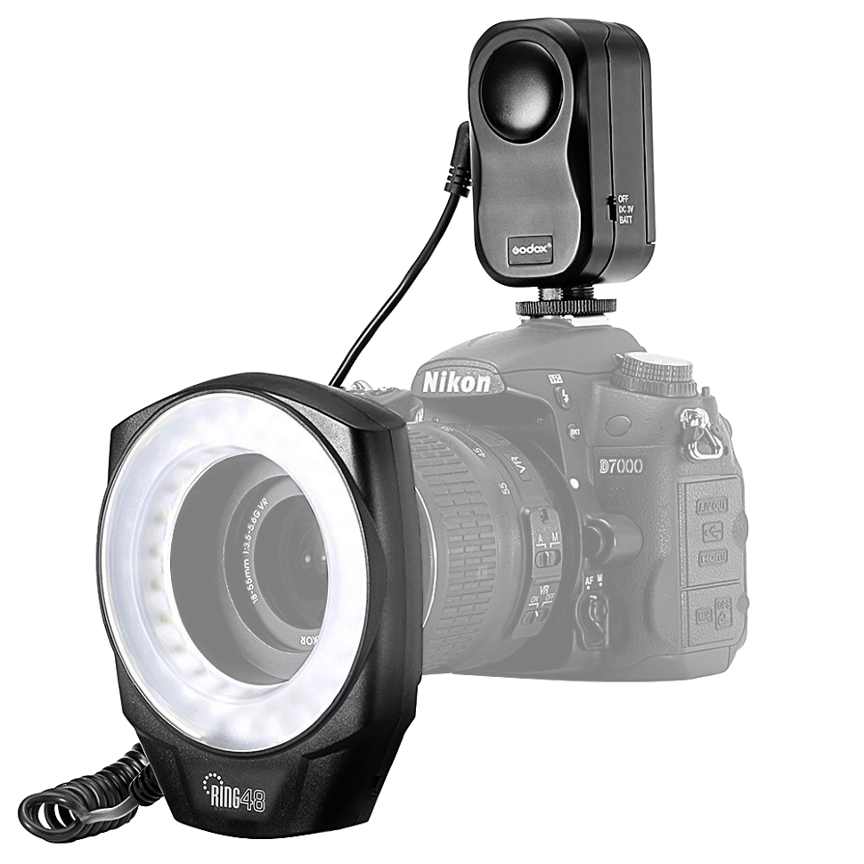 Осветитель кольцевой Godox Ring48 для макросъемки 