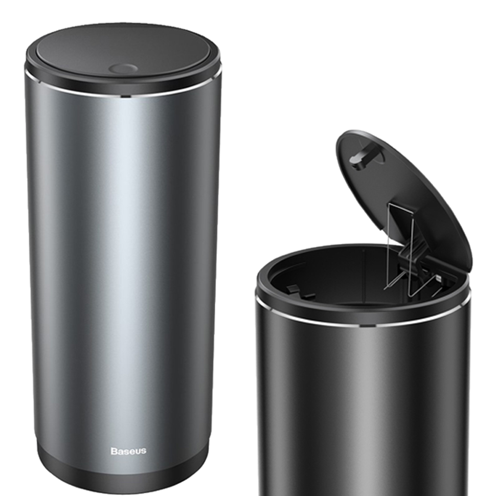 Урна для мусора Baseus Gentleman Style Vehicle-mounted Trash Can Серая 