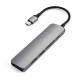 Хаб Satechi Type-C Slim Multiport Adapter V2 Серый - Изображение 202105