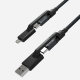 Кабель Nomad Universal Type-C +USB/Micro USB 1.5 м Чёрный - Изображение 120122