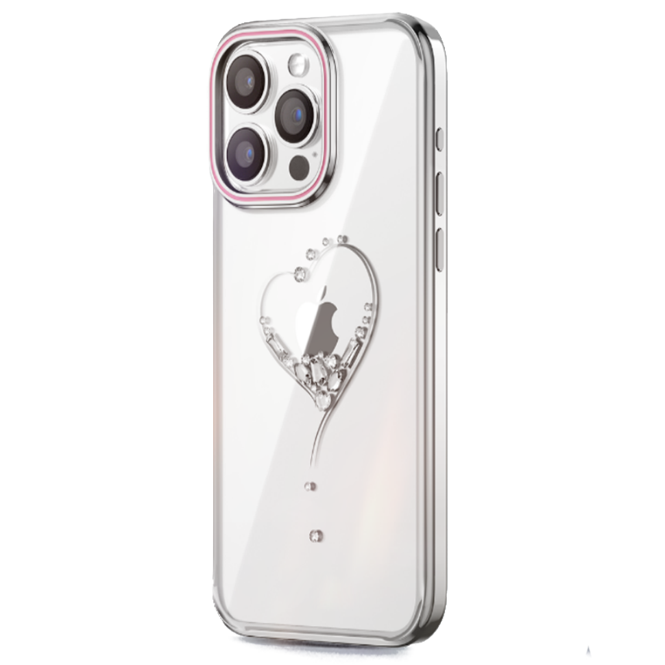 Чехол PQY Wish Special Version для iPhone 15 Pro Max Серебро 