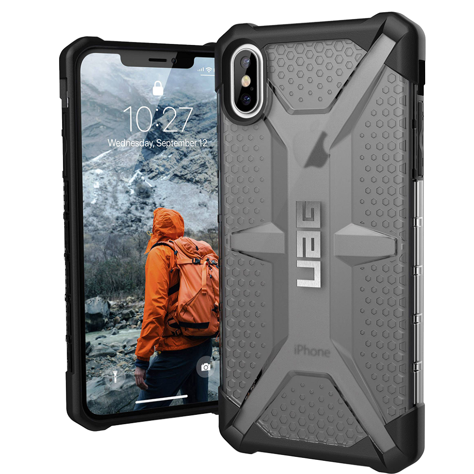 Чехол UAG Plasma для iPhone Xs Max Тёмно-серый 