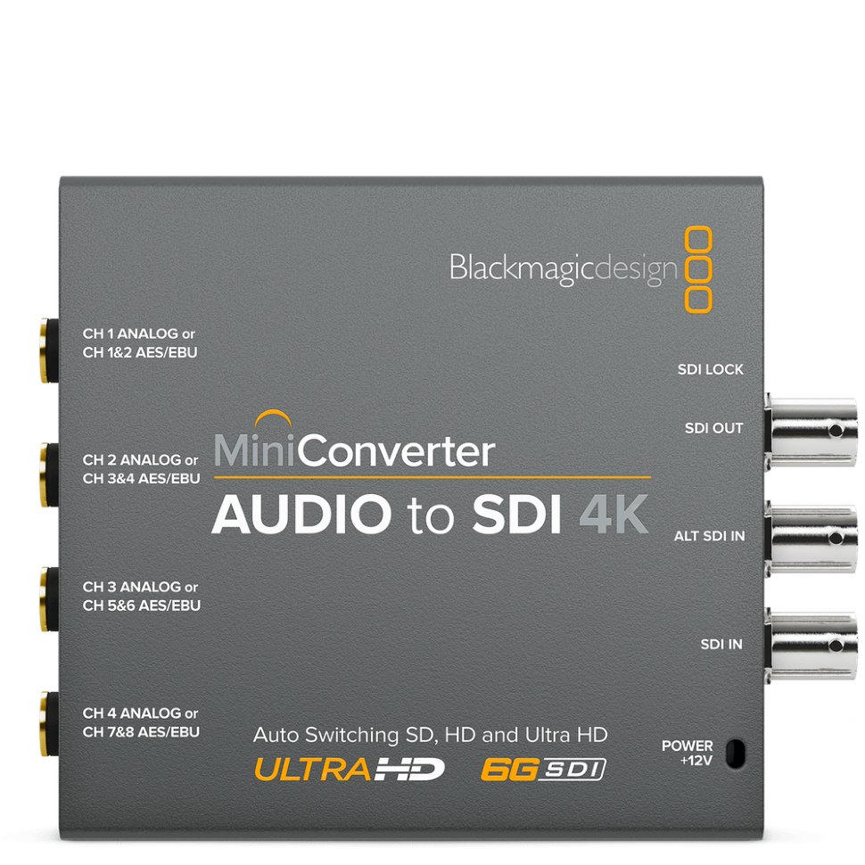 Мини конвертер Blackmagic Mini Converter Audio - SDI 4K 