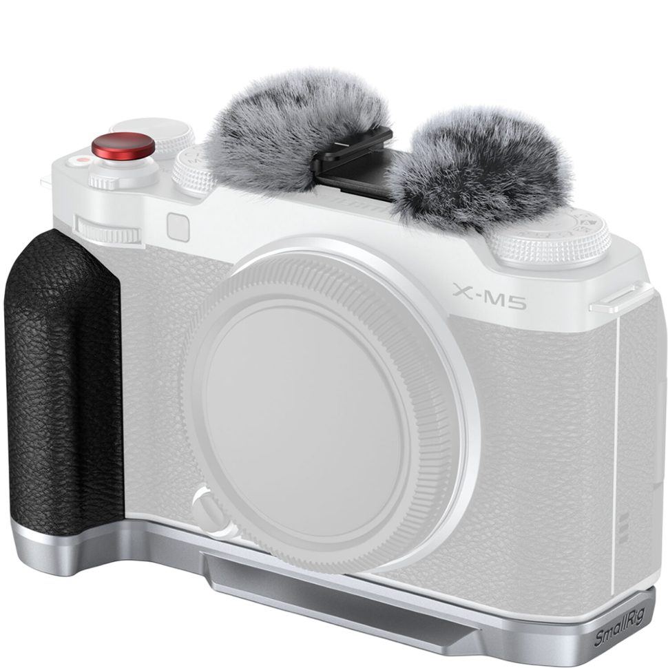 Площадка с рукояткой SmallRig 4876 L-Shape Mount Plate для Fujifilm X-M5 Серебро preOrder=09.08.2025